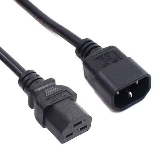 سلك تمديد طاقة الكمبيوتر عالي التحمل للخوادم وأجهزة الكمبيوتر IEC-320-C14 إلى IEC-320-C21، C14 إلى C21 كابل تمديد الطاقة 110-250 فولت، 16 أمبير (C14 إلى C21 1.8 متر/6 قدم) in Kuwait