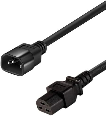 سلك تمديد طاقة الكمبيوتر عالي التحمل للخوادم وأجهزة الكمبيوتر IEC-320-C14 إلى IEC-320-C21، C14 إلى C21 كابل تمديد الطاقة 110-250 فولت، 16 أمبير (C14 إلى C21 1.8 متر/6 قدم) in Kuwait