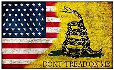 DW - Dont Tread On Me ملصق ممتص للصدمات مصنوع من الفينيل بعلم الولايات المتحدة الأمريكية وميريكا ومشاة البحرية الأمريكية والقوات الجوية البحرية | 5" in Kuwait
