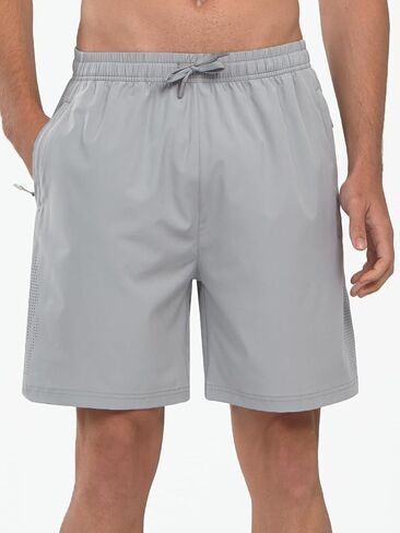 NORTHYARD Men's Athletic Running Shorts 7 Inch Quick Dry Lightweight Workout Gym Training Outdoor Sports Shorts in Kuwait