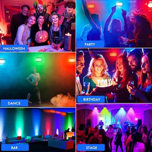 ضوء ستروب للحفلات - 96 RGB LED مع جهاز التحكم عن بعد والصوت المنشط ضوء ستروب لحفلات الغرفة وحفلات الرقص وحفلات الزفاف وأعياد الميلاد وإضاءة DJ in Kuwait