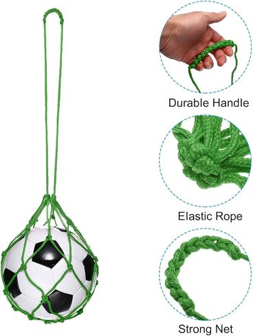 PATIKIL Solo Soccer Training Ball Net Football Kick Practice Bungee Juggling Net Soccer Training Equipment in Kuwait