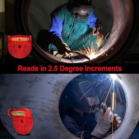 14797 Replacement Dial Set Welding Level DSL, 180 Degree Adjustable Protractor, Reads in 2.5 degree increments, Fit for Curv-O-Mark tools #4, 6, 7, 8, 20, and #33 in Kuwait