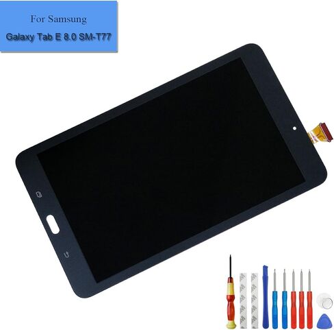 for Galaxy Tab E 8.0 SM-T377T T377W T3777 T377R4 T377P LCD Touch Screen Assembly Digitizer Black + Tools in Saudi Arabia