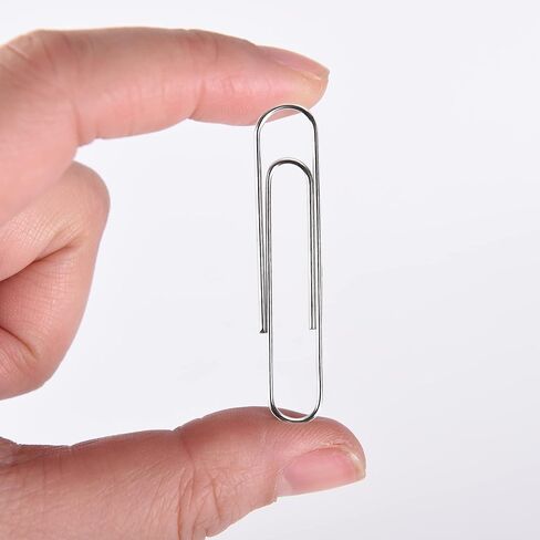 Jumbo Paper Clips, Paper Clips Assorted Size, Paperclips, Large Paper Clips, Paperclips Office, Small Paper Clips, Paperclips Medium Size, 700pcs, Silver in Kuwait