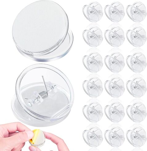 20 Pieces Self Adhesive Wall Clips for Tapestry Photo Paper Flag Hanger Clips Double Sided Adhesive Spring Clips for Home Office in Saudi Arabia
