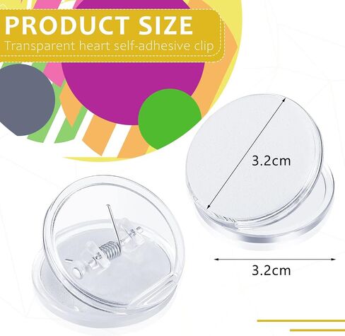 20 Pieces Self Adhesive Wall Clips for Tapestry Photo Paper Flag Hanger Clips Double Sided Adhesive Spring Clips for Home Office in Saudi Arabia