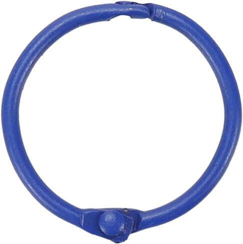50 Pcs Note Book Binder Rings Loose Leaf Opening Ring Buckles Iron Hanging Rings Keyrings (Inner Diameter 1-Inch Yellow) in Saudi Arabia