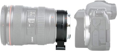 محول عدسة EF-EOS R مزود بحلقة تحكم لمحول عدسة التركيز التلقائي متوافق مع عدسات Canon EF/EF-S وكاميرات Canon EOS RP R R5 R6 in Saudi Arabia