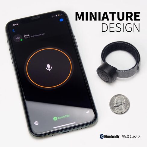 [Chiloki] DD7mini، زر PTT لاسلكي عن بعد Zello walkie Talkie، حجم مصغر، مقاوم للماء IP66، طريقة شحن مغناطيسية، متعدد الأغراض in Kuwait