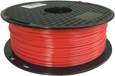 Red 3D Printer PC Filament 1.75mm Dimensional Accuracy +/- 0.05mm, 1KG Spool (2.2LBS), 3D Printing Polycarbonate Material in Saudi Arabia