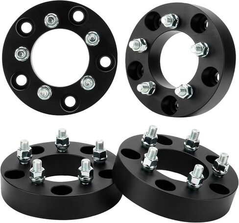 محولات عجلات AEagle 5x5.5 إلى 5x4.5، 5x139.7 مم إلى 5x114.3 مم لـ Ram 1500 E150 F150 Econoline، 5 فواصل عجلات مزورة مع 1.5 بوصة 1/2-20 مسامير 88 مم تتحمل 4 قطع in Saudi Arabia