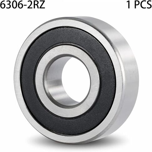 6306-2RZ Bearings, 30x72x19mm Ball Bearing 6306RZ Double Rubber Sealed Shielded Bearing ID 30mm, OD 72mm, Thickness 19mm Ball Bearing, Professional High-Speed Deep Groove Ball Precision Motor Bearings in Saudi Arabia