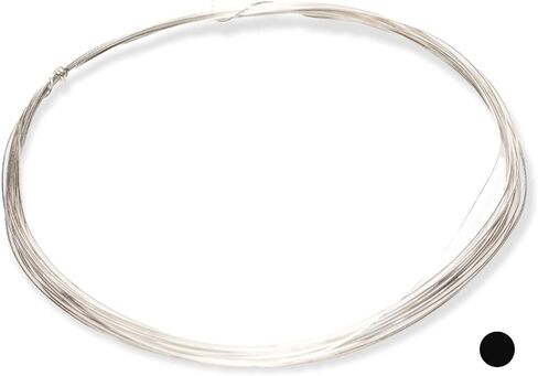 CRAFT WIRE 30 Gauge, 925 Sterling Silver Wire (Round) Dead Soft Made in USA - 5FT in Saudi Arabia