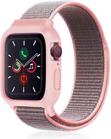 Band with Case Compatible for Kids Apple Watch Band 38/40/41/42/44/45/46mm in Saudi Arabia