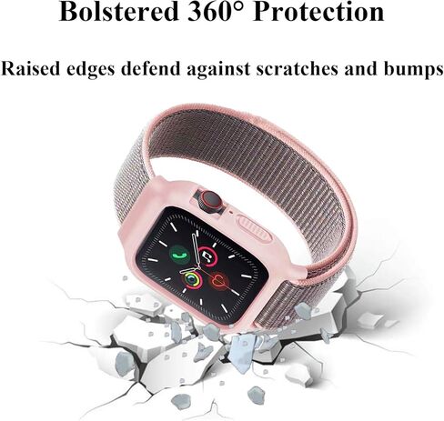 Band with Case Compatible for Kids Apple Watch Band 38/40/41/42/44/45/46mm in Saudi Arabia