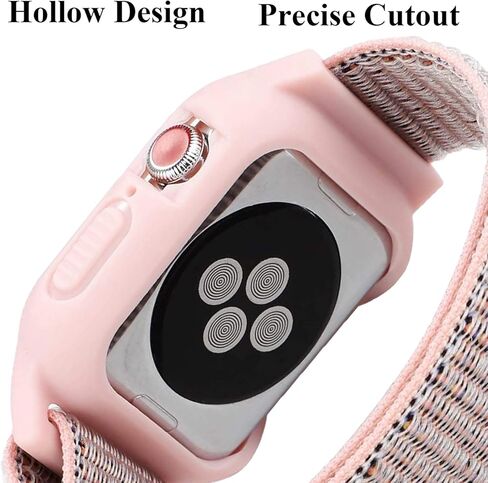 Band with Case Compatible for Kids Apple Watch Band 38/40/41/42/44/45/46mm in Saudi Arabia