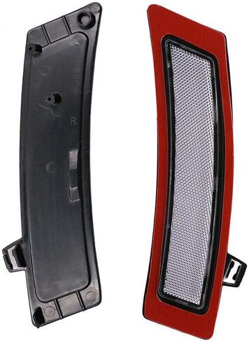 Bright-TECH Series Amber Lens Clip On Skull Front Bumper Side Marker Replacement Reflector Kit Designed For E70 X5 LCI FACELIFT OEM#63147274433 in Saudi Arabia