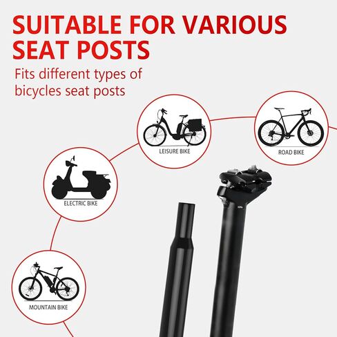 مقعد الدراجة I مقعد الدراجة للرجال والنساء، سرج دراجة مقاوم للماء مع مقبض I تمرين مقعد الدراجة لتمارين Peloton Echelon BMX، MTB ودراجات الطريق in Kuwait