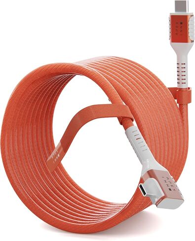 13FT Link Cable for Meta Quest 3/2/Pro Headset Accessories, Thunderbolt 4.0 USB3.2 High Speed Data Transfer, PD100w 3A Fast Charging Cable Type C to C for Oculus Quest 3 Steam VR, Gaming PC in Saudi Arabia