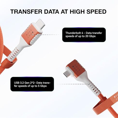 13FT Link Cable for Meta Quest 3/2/Pro Headset Accessories, Thunderbolt 4.0 USB3.2 High Speed Data Transfer, PD100w 3A Fast Charging Cable Type C to C for Oculus Quest 3 Steam VR, Gaming PC in Kuwait