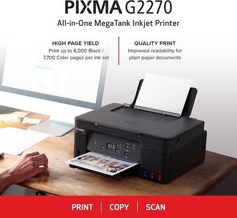 Canon PIXMA G2270 - طابعة MegaTank الكل في واحد in Kuwait