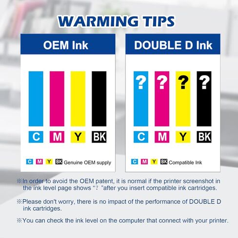 DOUBLE D Upgraded LC20E Compatible Replacement for Brother LC20E LC-20E XXL Ink Cartridges for Brother MFC-J985DW J775DW J5920DW J985DWXL Printer (4BK+2C+2M+2Y) 10 Pack-Updated Version in Saudi Arabia