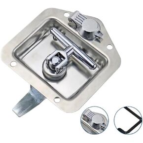 لوحة لسان اللوحة على شكل حرف T 304 خزانة الفولاذ المقاوم للصدأ 1pcs (Macropore-ZDC) in Kuwait