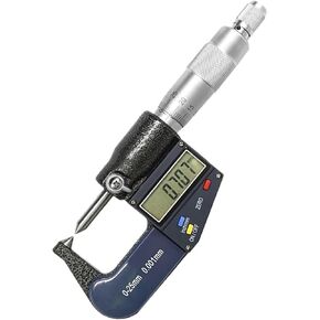 Measuring Tools 0-25mm 0.001mm Digital Double Point Outside Micrometer Tip micrometers(Double Tip 30degree) in Kuwait