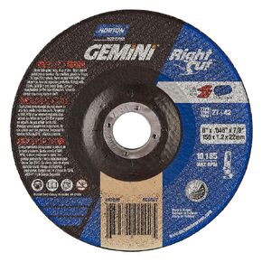 Norton Cut Off Wheel Gemini 6 Inch Cutting Wheel, Right Angle Grinder Cutting Wheel, Pack of 25 Cutting Discs in Kuwait