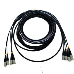 المدرعة 4 النوى Singlemode الألياف البصرية patchcord Jumper (LC-LC TPU 400M) in Kuwait
