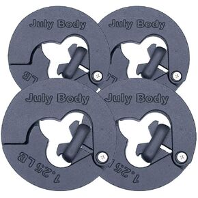 1.25 Pound Weight Clips – Adds 2.5 Total Pounds - For Dumbbells, Kettlebells, and Barbells - Makes 7.5 12.5 17.5 22.5 27.5 Pound Dumbbells - (4 Clip Pack) in Saudi Arabia