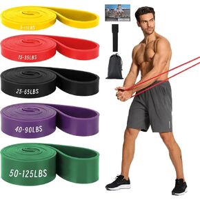 Non Latex Resistance Bands, Pull Up Assistance Bands, Exercise Bands Resistance, Workout Bands Resistance for Men and Women, Stretch Bands for Exercise, Physical Therapy, Fintness, Training in Saudi Arabia