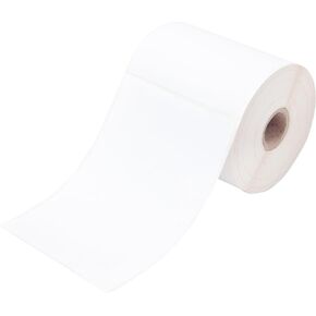 4X6 inch Pack of 1 Direct Thermal White Perforated Shipping Label, 500 Labels Per Roll, Commercial Grade Labels for Ecommerce, Shipping, Packaging, Billing, Printing in Saudi Arabia