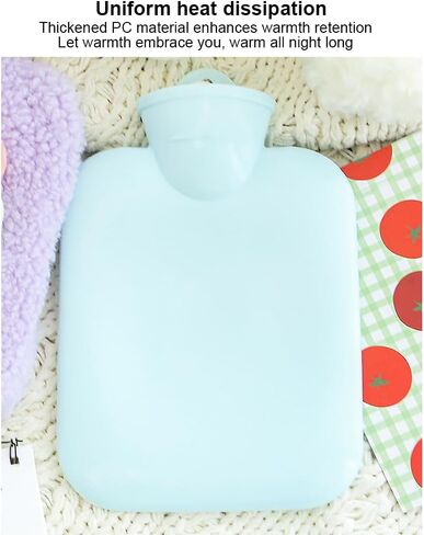 Hot Water Bottle with Cover, Hot Water Bottle with Cute Plush Cover, Super Soft Plush Cover for Pain Relief Headaches Cramps and Winter Warmth in Saudi Arabia