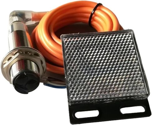 Sensor Switch PNP 4Wire 2M المسافة NO+NC نوع المرآة العاكسة للأشعة تحت الحمراء مع موصل المستشعر in Saudi Arabia