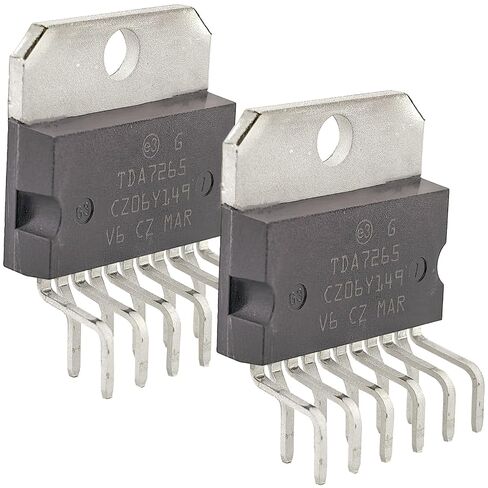 TDA7265 Stereo Audio Power Amplifier IC (2 - Pack) - 25W×2 Output, ±6V~±18V Supply, for DIY Amplifiers, Car Audio & Audio Projects in Saudi Arabia
