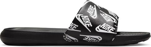 Nike Men's Victori One Slides, Black/White-black, 8 in Saudi Arabia