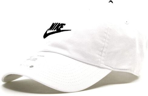 Nike Unisex Heritage 86 Sportswear Futura Twill Hat (One Size, White/Black) in Saudi Arabia