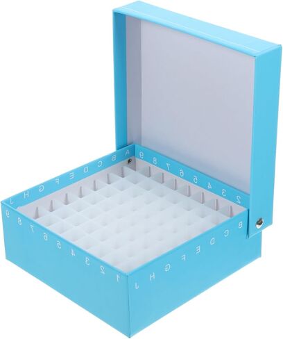 2pcs أنبوب صندوق التخزين حامل الفريزر الحامل للتخزين لأنبوب microcentrifuge مبردة لورقة microcentrifuge السماء الزرقاء in Kuwait