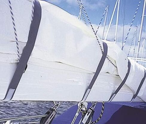 Nautos 003rfs - Lazy Jack Type C - حجم كبير - 39 إلى 46 قدم قوارب شراعية - مجموعة كاملة مع حبل و 4 أحزمة فورلينج in Kuwait