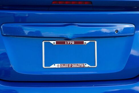 Desert Cactus College of Charleston License Plate Frame Car Tag Holder for Front or Back of Car Cougars C of C Officially Licensed Metal (Year) in Saudi Arabia