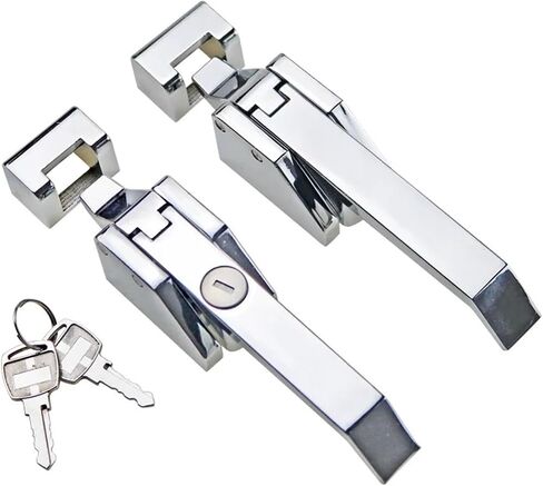 Zinc Alloy Or Stainless Steel Wide Style Storage Industrial Vacuum Tight Closed Door Handle 1Pcs(SS Unlocked) in Saudi Arabia