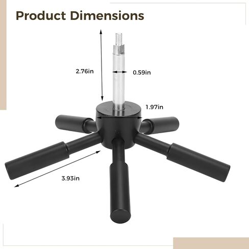 مقبض باب قبو فولاذي وتصميم 5 مباهج وكمال داكن ومثالي للخزانات متوسطة الحجم وخزائن الأسلحة in Kuwait