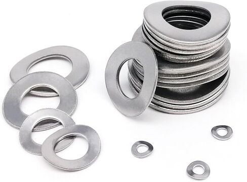 Xwang Store DIN137B M2 M2.5 M3 M4 M5 M6 M10 M12 M14 M16 304 A2-70 FESTER VELUTER CREST LAGE SPRING SPRING (الحجم: M2 100pcs) in Saudi Arabia