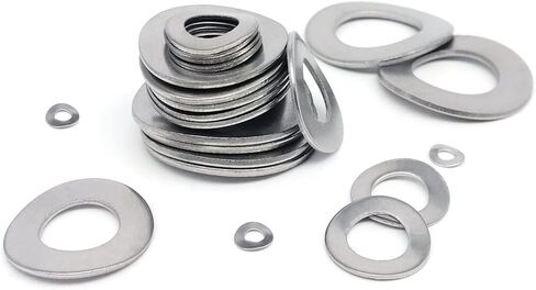 Xwang Store DIN137B M2 M2.5 M3 M4 M5 M6 M10 M12 M14 M16 304 A2-70 FESTER VELUTER CREST LAGE SPRING SPRING (الحجم: M2 100pcs) in Saudi Arabia