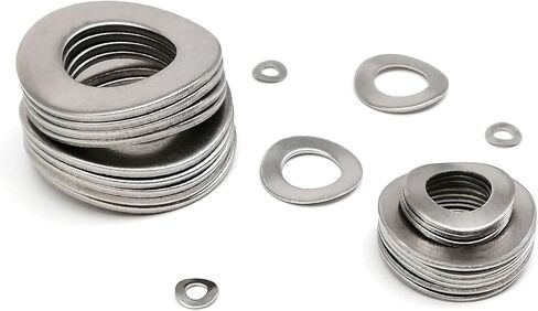 Xwang Store DIN137B M2 M2.5 M3 M4 M5 M6 M10 M12 M14 M16 304 A2-70 FESTER VELUTER CREST LAGE SPRING SPRING (الحجم: M2 100pcs) in Saudi Arabia