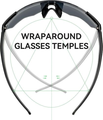 ROCKBROS Cycling Glasses Outdoor Frameless Polarized Sports Running Windproof Glasses Bicycle Equipment Men and Women in Saudi Arabia
