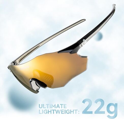 ROCKBROS Cycling Glasses Outdoor Frameless Polarized Sports Running Windproof Glasses Bicycle Equipment Men and Women in Saudi Arabia