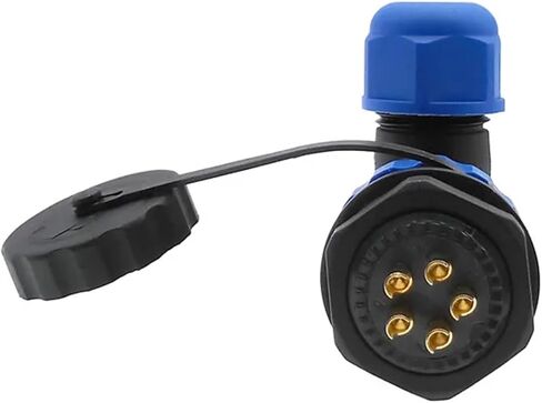 SP20 Angle Connectors Connector 2/3/4/5/6/7/8/9/10/12/14Pin IP68 Cable Connector 90 Degree Elbow 1Pcs(7 pin) in Saudi Arabia